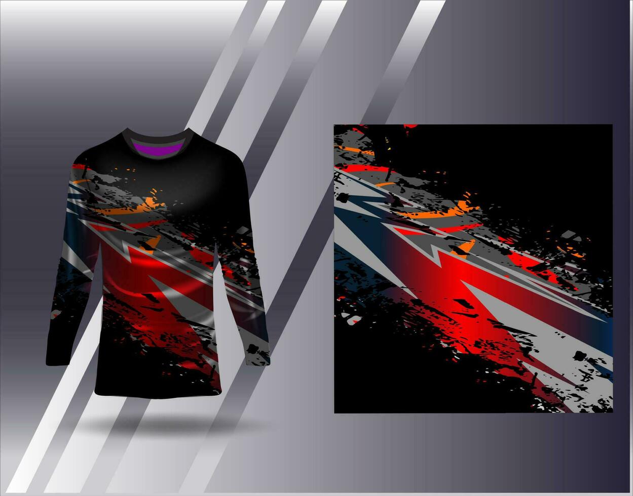 sport- Jersey en t-shirt sjabloon sport- ontwerp voor Amerikaans voetbal racing gaming Jersey vector