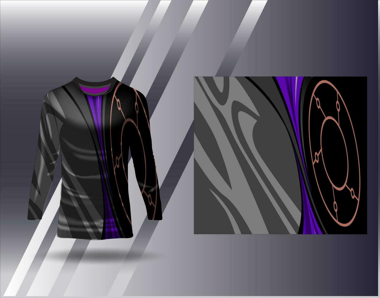 sport- Jersey en t-shirt sjabloon sport- ontwerp voor Amerikaans voetbal racing gaming Jersey vector