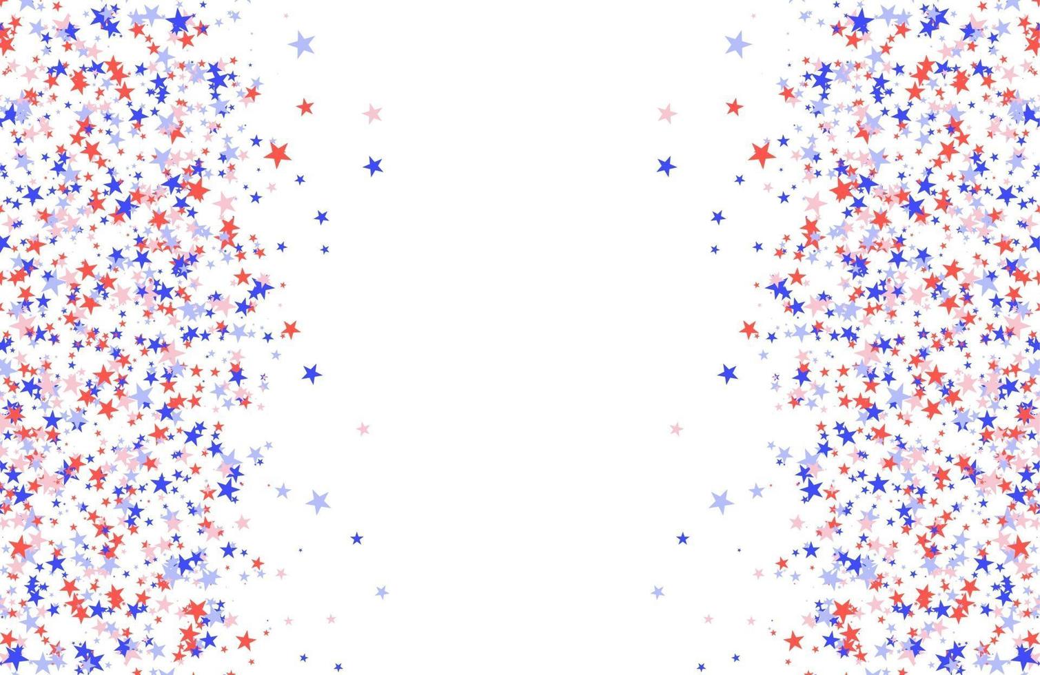 4 juli patroon gemaakt van sterren vector