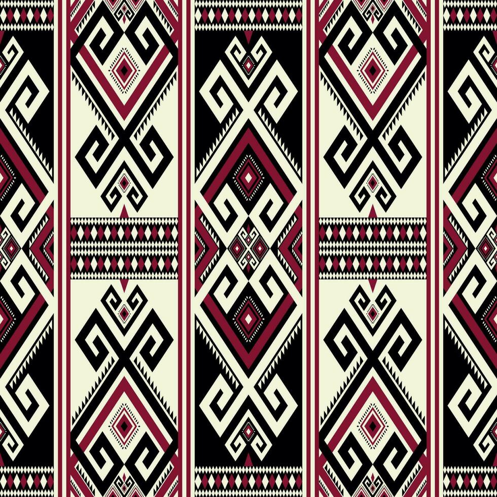 etnisch meetkundig patroon. aztec kilim meetkundig vorm naadloos patroon. traditioneel etnisch patroon gebruik voor kleding stof, textiel, bekleding, tapijt, tapijt, tapijtwerk, mat, kussen, behang, enz. vector