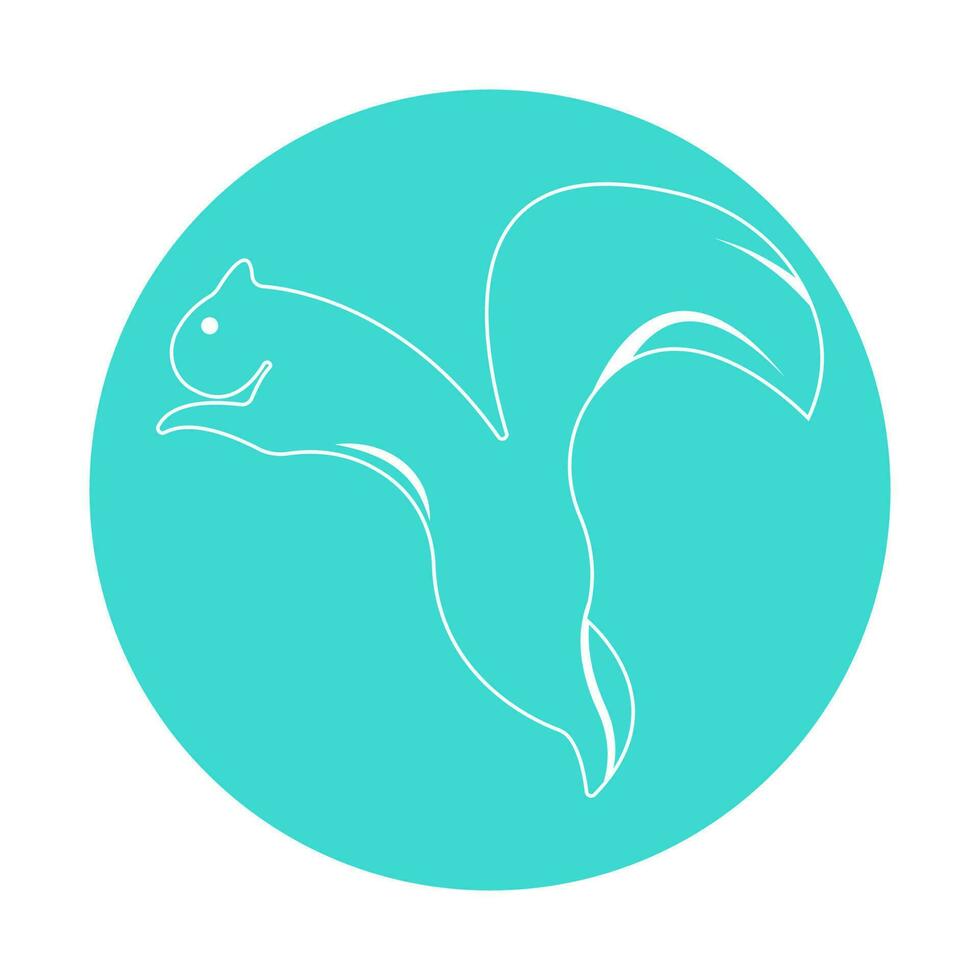 eekhoorn icoon illustratie vector