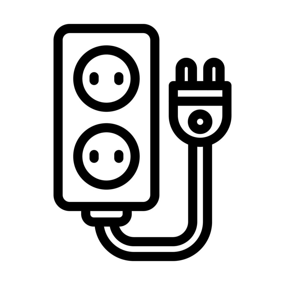 uitbreiding kabel icoon ontwerp vector