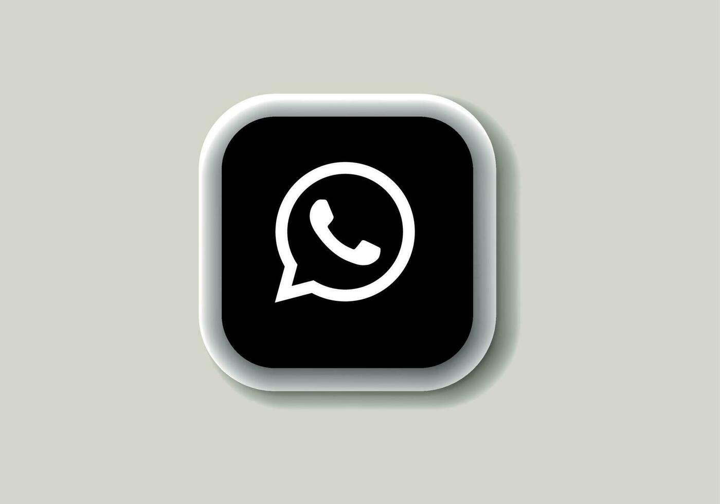 WhatsApp nieuw logo en icoon gedrukt Aan wit papier. WhatsApp sociaal media platform logo vector