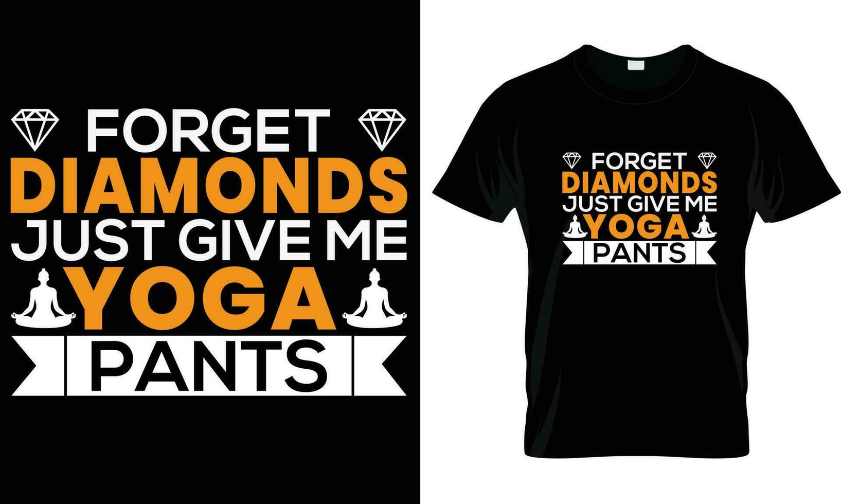 yoga t-shirt ontwerp grafisch vector. vector