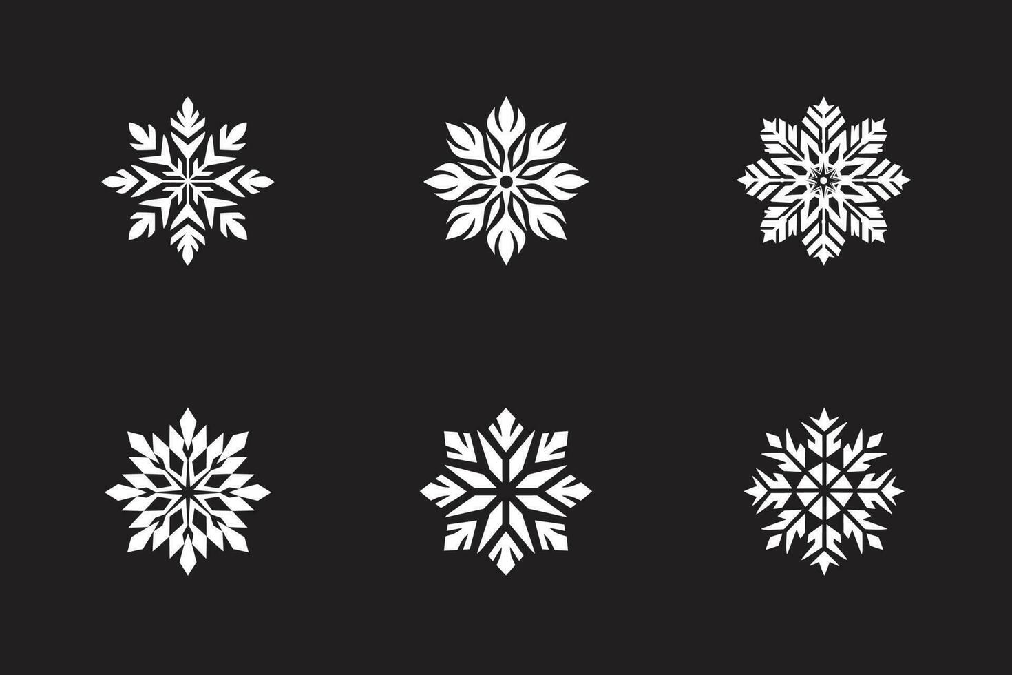 vrolijk Kerstmis sneeuwvlokken in wit vector