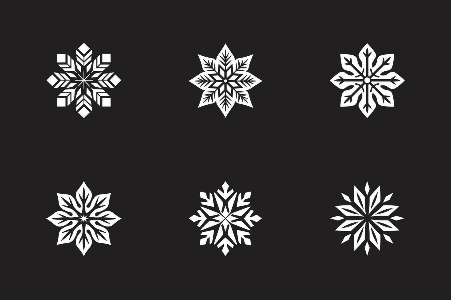 vrolijk Kerstmis sneeuwvlokken in wit vector