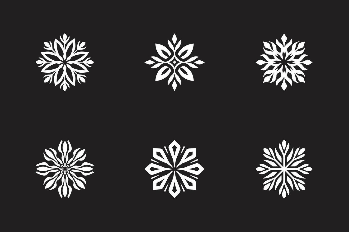 vrolijk Kerstmis sneeuwvlokken in wit vector