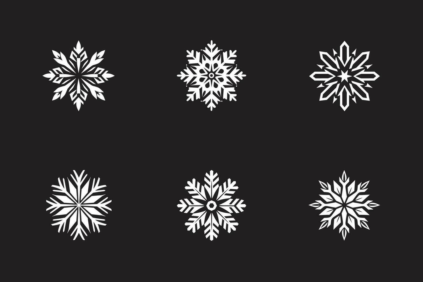 vrolijk Kerstmis sneeuwvlokken in wit vector