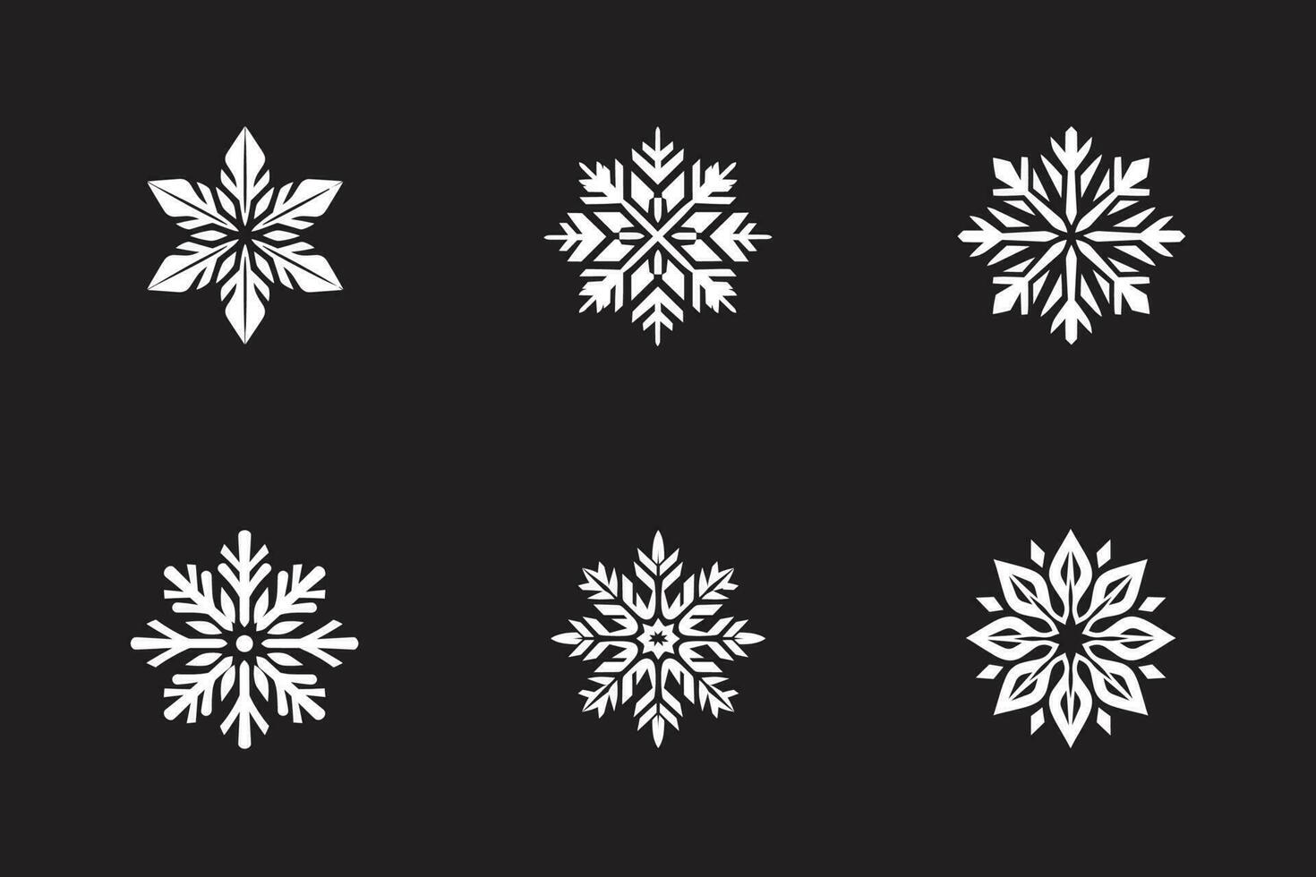 vrolijk Kerstmis sneeuwvlokken in wit vector