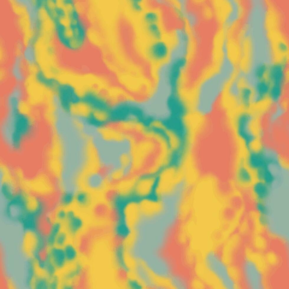 abstract hippie wazig naadloos patroon. kleurrijk waterverf vlekken in roze, geel en groen kleuren vector