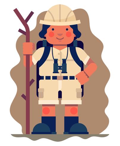 Jungle Explorers Illustratie vector