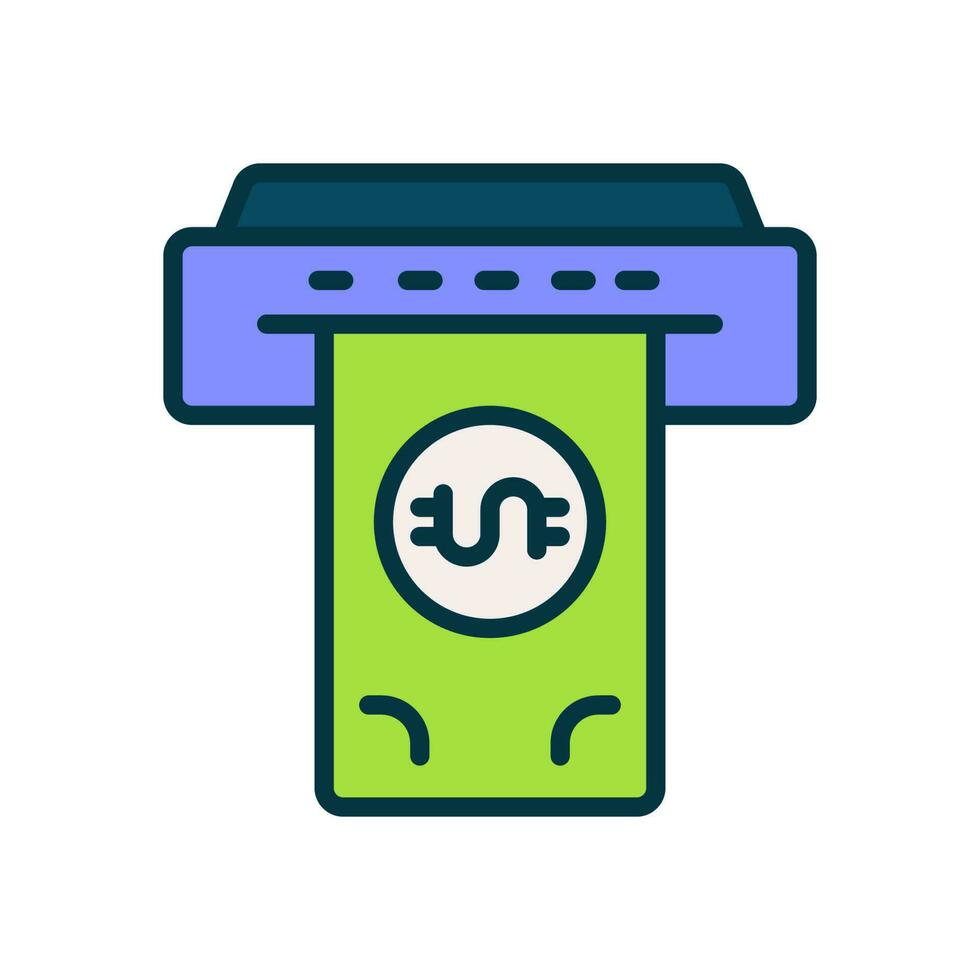 contant geld machine icoon voor uw website, mobiel, presentatie, en logo ontwerp. vector
