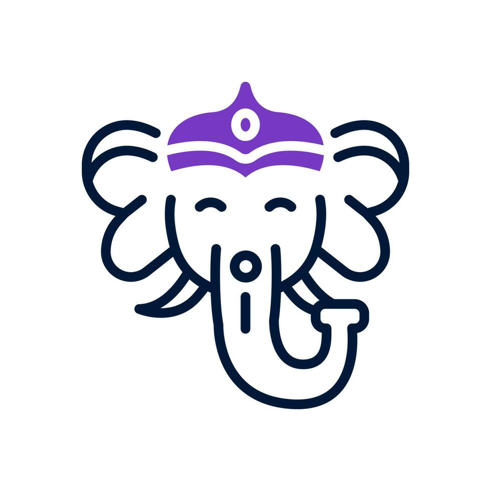 ganesha icoon voor uw website, mobiel, presentatie, en logo ontwerp. vector