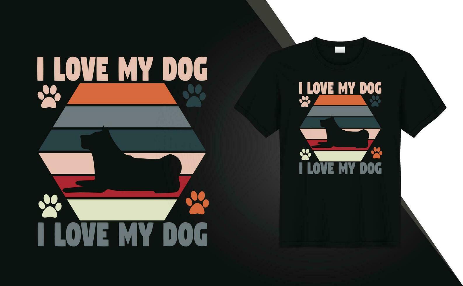 honden t-shirt ontwerp vector