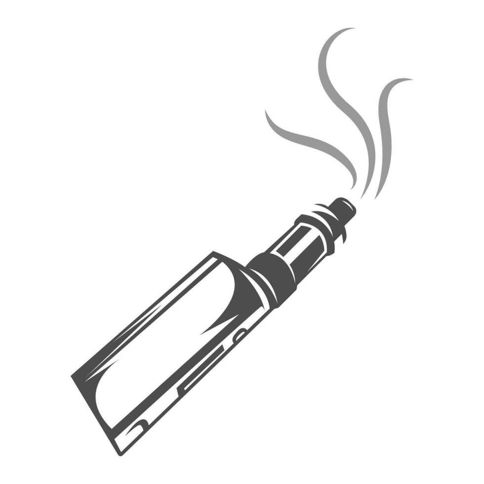 elektrisch sigaret logo icoon ontwerp vector
