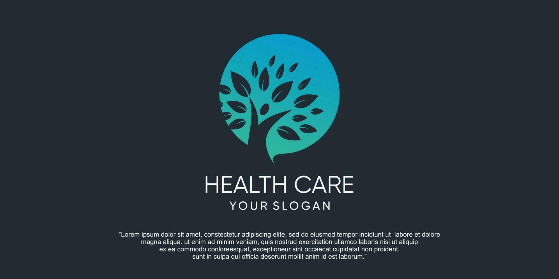 gezondheidszorg logo met modern creatief abstract concept vector
