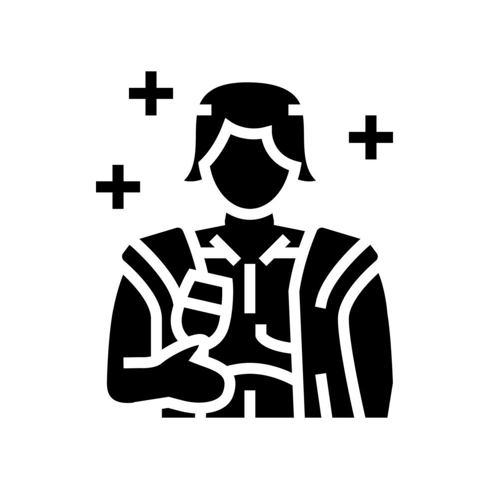 dionysus Grieks god oude glyph icoon vector illustratie