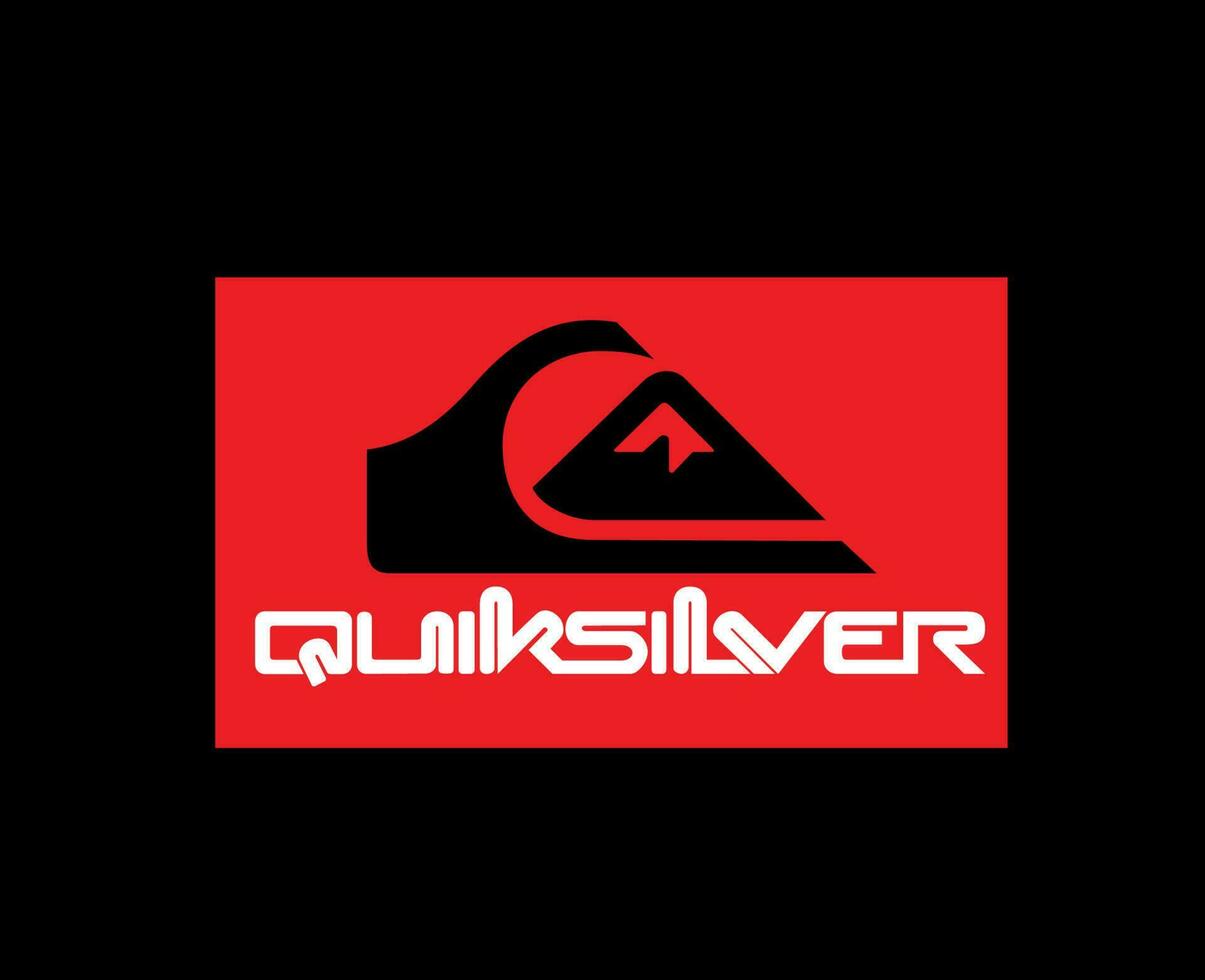quiksilver merk logo kleren symbool abstract ontwerp icoon vector illustratie met zwart achtergrond