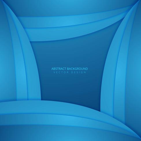 Elegante blauwe creatieve golvende achtergrond vector