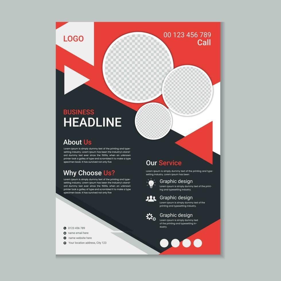 zakelijke bedrijf folder lay-out, folder Hoes ontwerp, jaar- rapport, zakelijke presentatie, digitaal afzet folder, bedrijf brochure sjabloon ontwerp met mockup vector