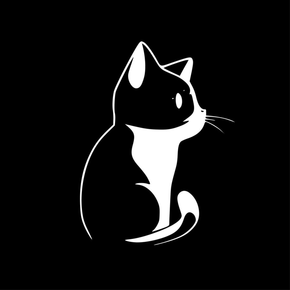 kat - hoog kwaliteit vector logo - vector illustratie ideaal voor t-shirt grafisch