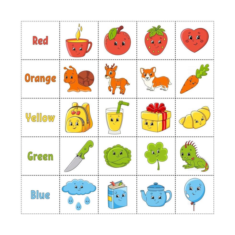 kleuren leren voor kinderen vector