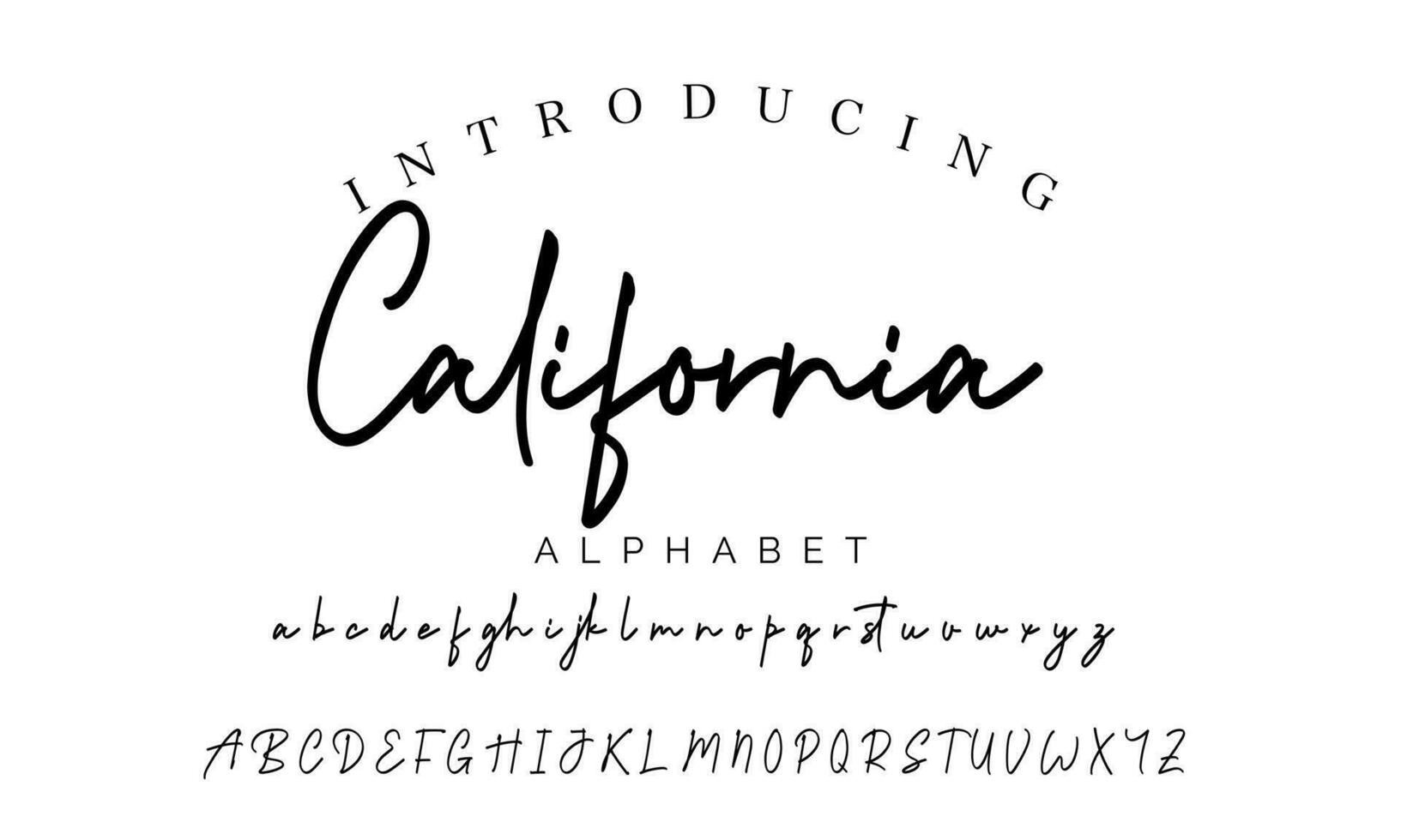 handtekening doopvont schoonschrift logotype script borstel doopvont type doopvont belettering handgeschreven vector