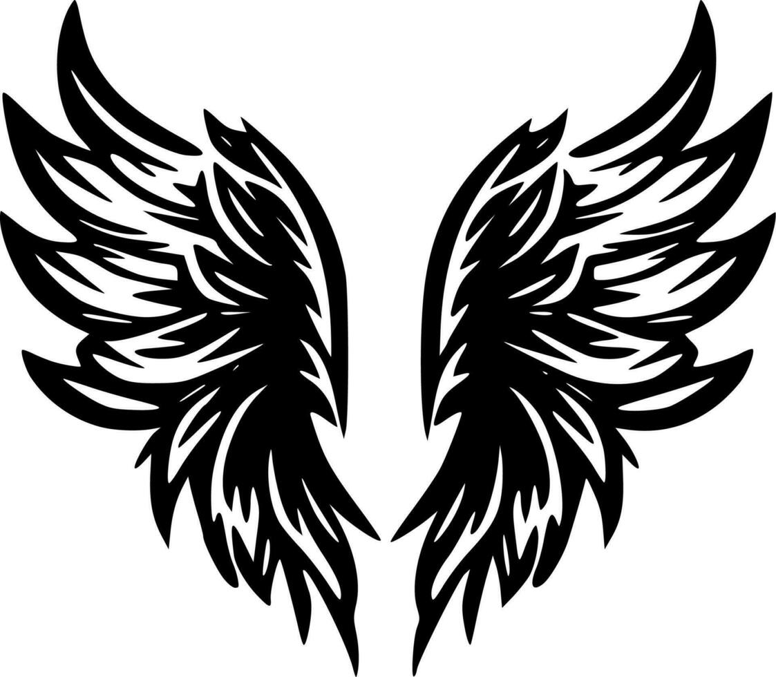 Vleugels - hoog kwaliteit vector logo - vector illustratie ideaal voor t-shirt grafisch
