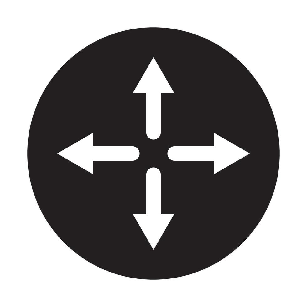 routebeschrijving of navigatie icoon vector