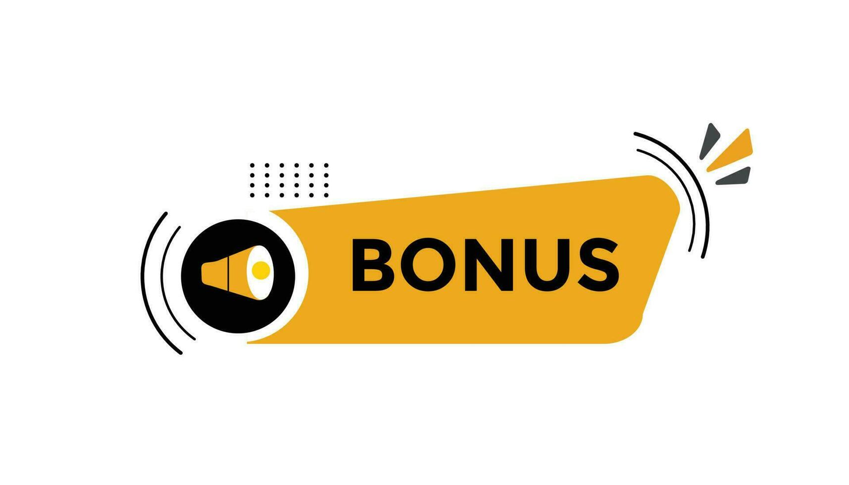 bonus knop web banier Sjablonen. vector illustratie