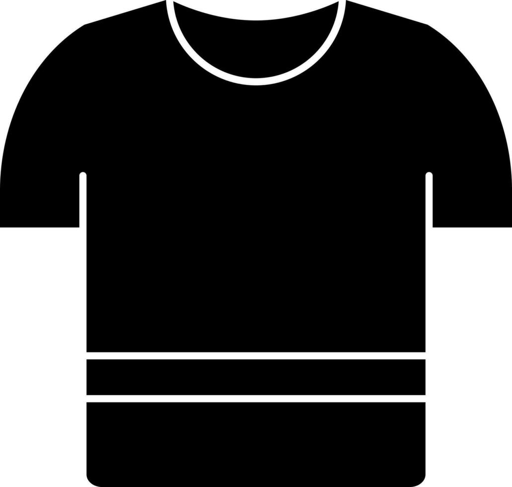 t-shirt icoon, glief. vector