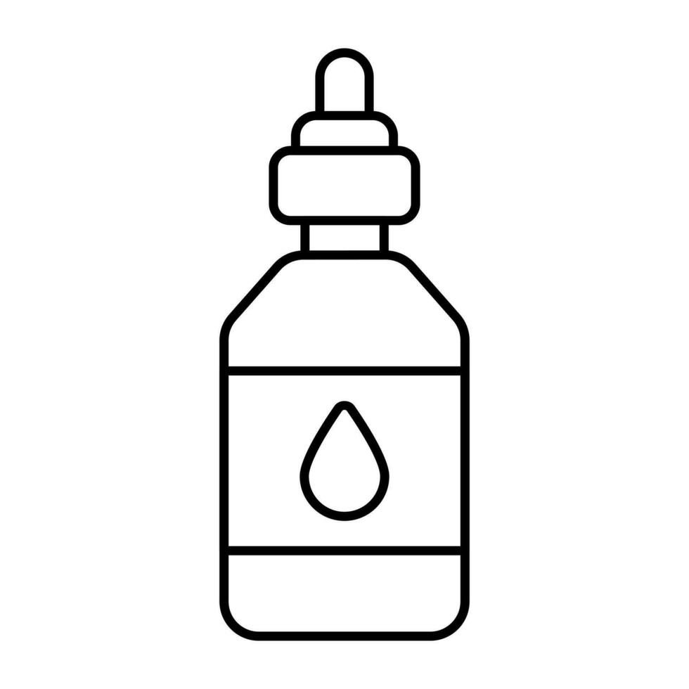modern ontwerp icoon van druppelaar fles vector