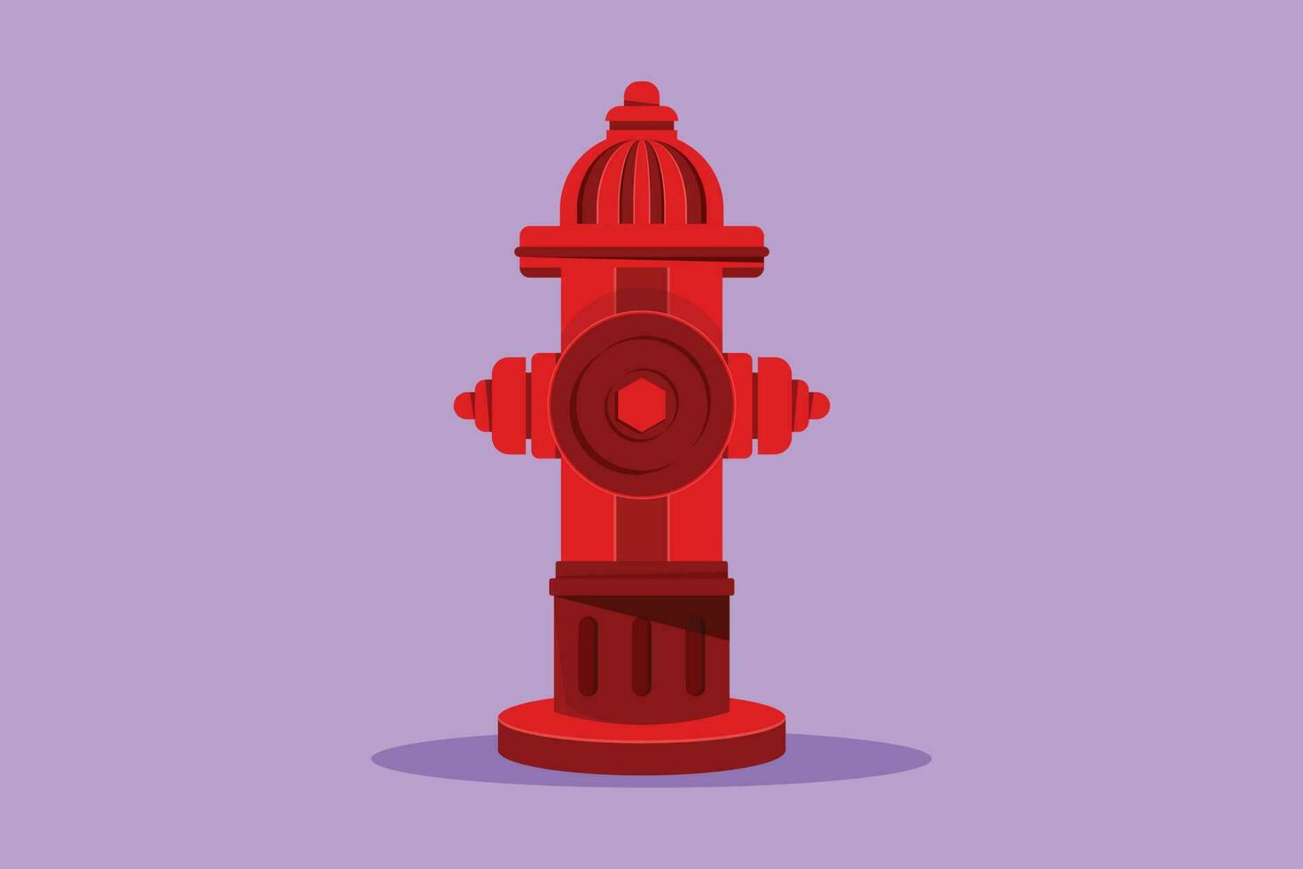 karakter vlak tekening hydrant Aan kant van weg gebruikt voor preventief maatregelen in de evenement van een brand in gebouw. gereedschap gebruikt door brandweerlieden voor blussen vlammen. tekenfilm ontwerp vector illustratie