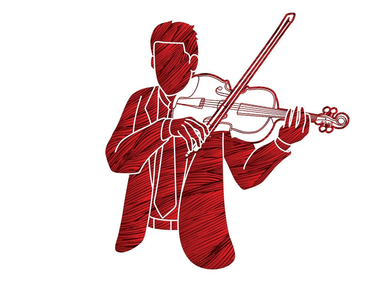 violist muzikant orkest vector