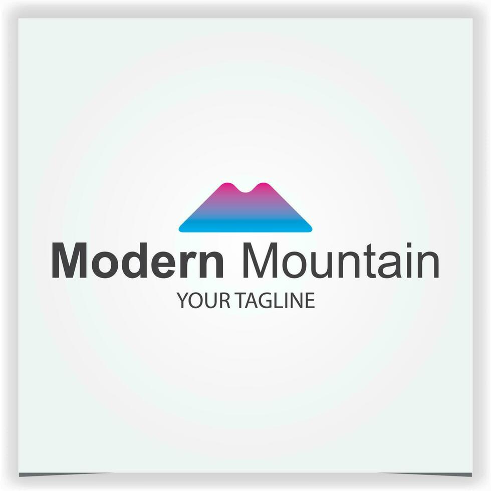 modern berg logo premie elegant sjabloon vector eps 10