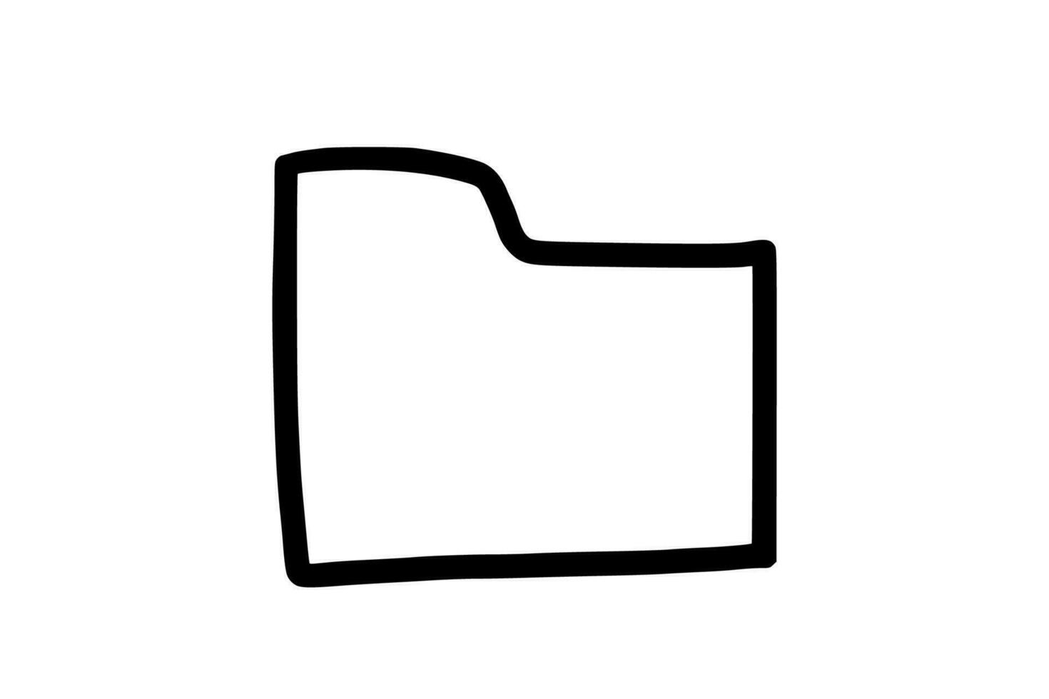 hand- getrokken lijn icoon illustratie vector