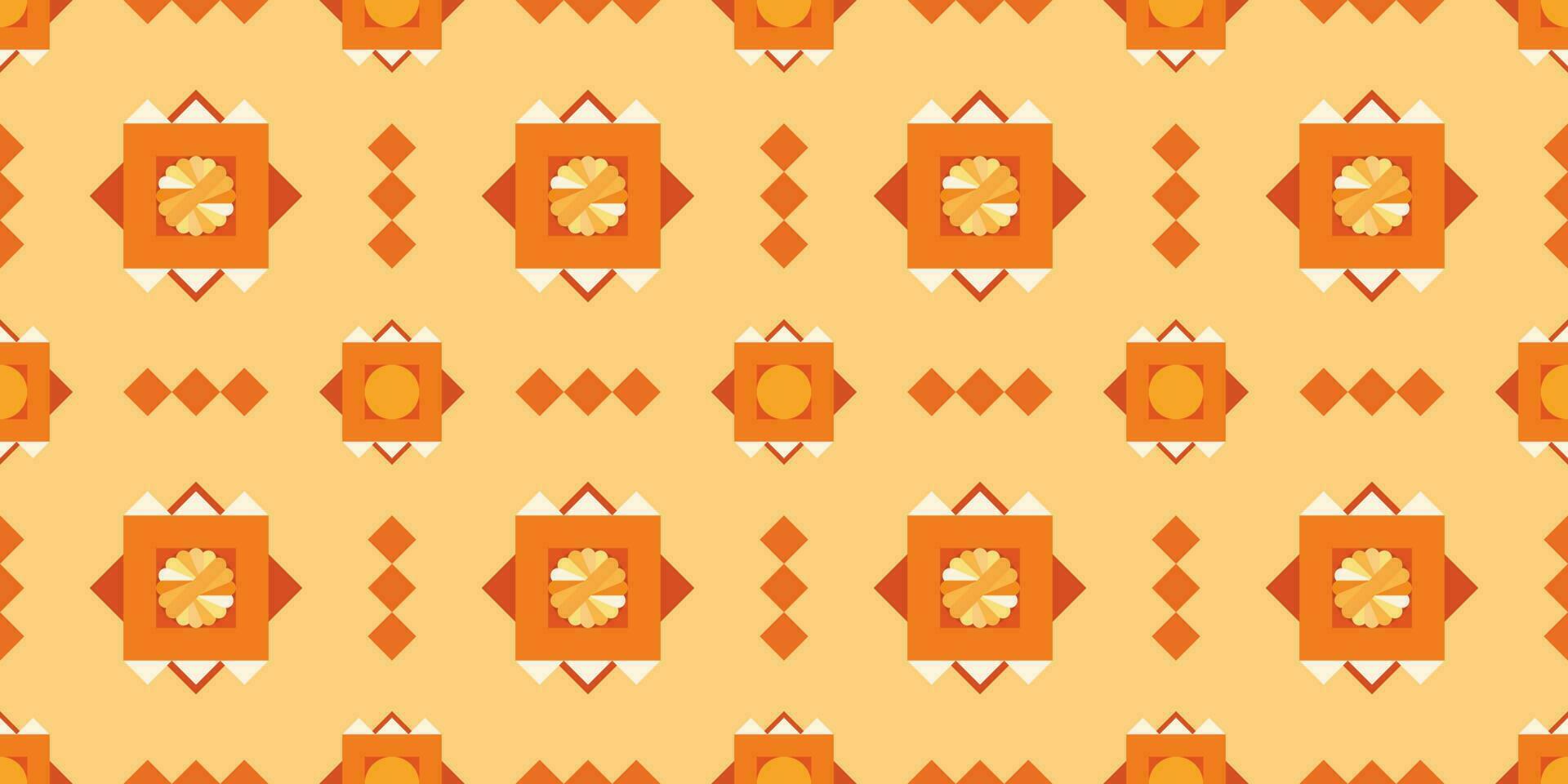 meetkundig abstract patroon in tribal stijl naadloos patroon. zuidwestelijk etnisch decoratie stijl, voor het drukken Aan dekens, bandana's, tapijten of ontwerp textuur. vector