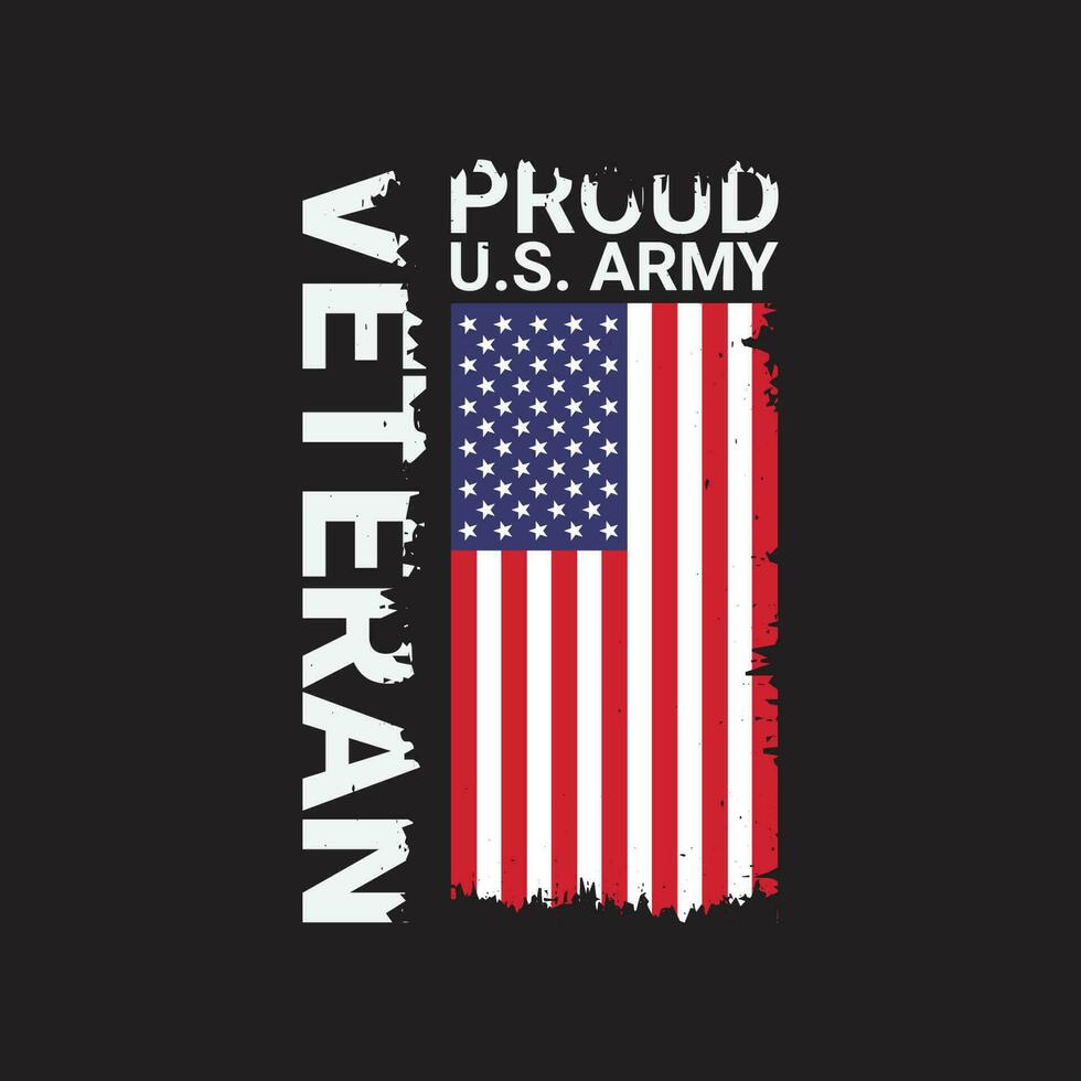 ons leger veteraan t overhemd ontwerp, Amerikaans onafhankelijkheid dag t overhemd ontwerp. vector