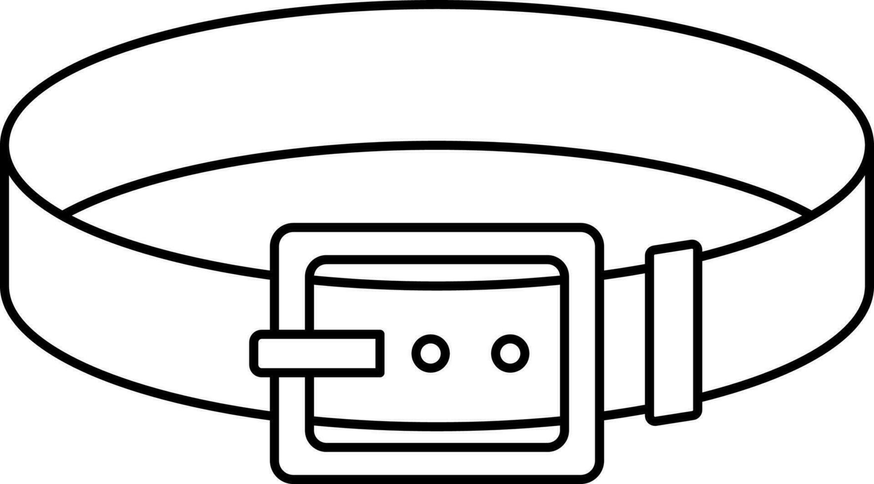 riem icoon of symbool in schets stijl. vector