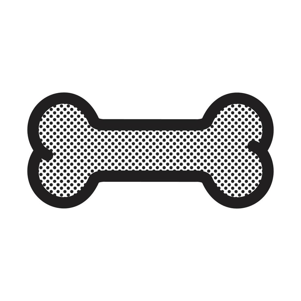 hond bot vector icoon logo polka punt patroon Frans bulldog puppy symbool illustratie