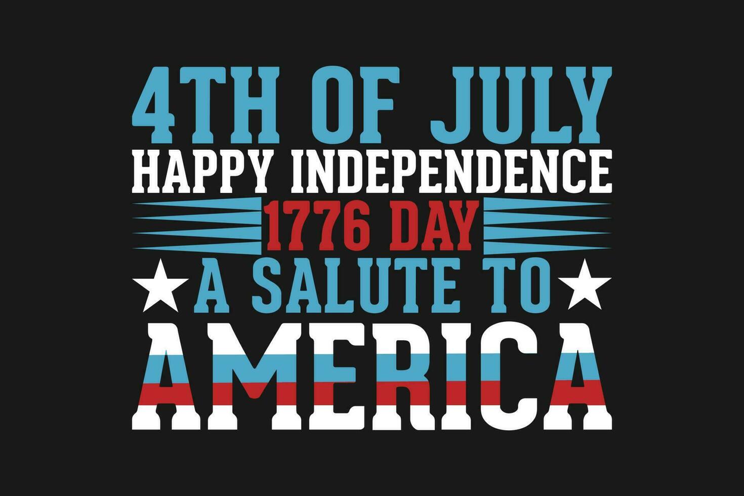 4e van juli gelukkig onafhankelijkheid 1776 dag een groet naar Amerika vector