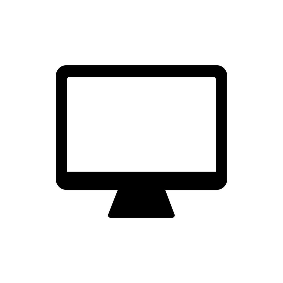monitor scherm icoon vector