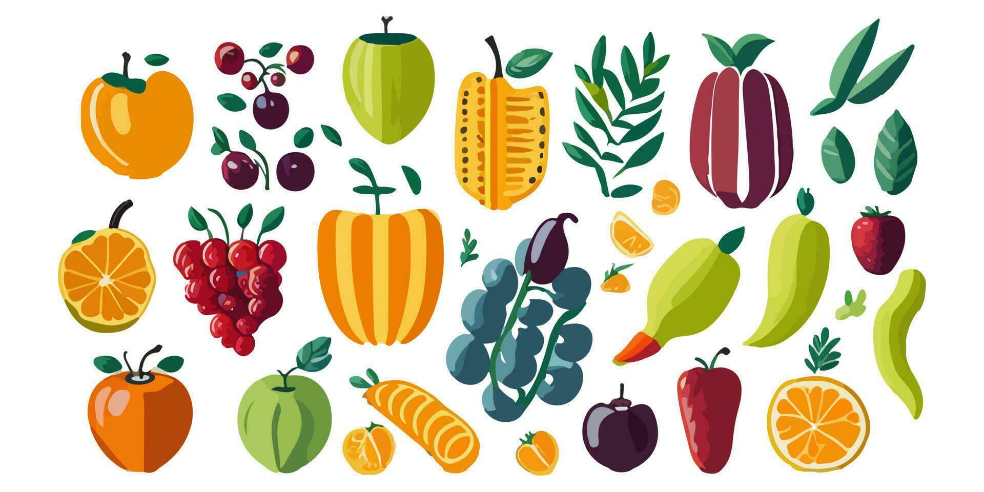 prachtig gedetailleerd vector illustratie van deze zoet fruit