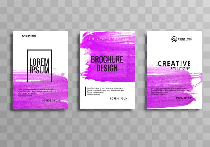 Modern bedrijfsbrochure sjabloon decorontwerp vector