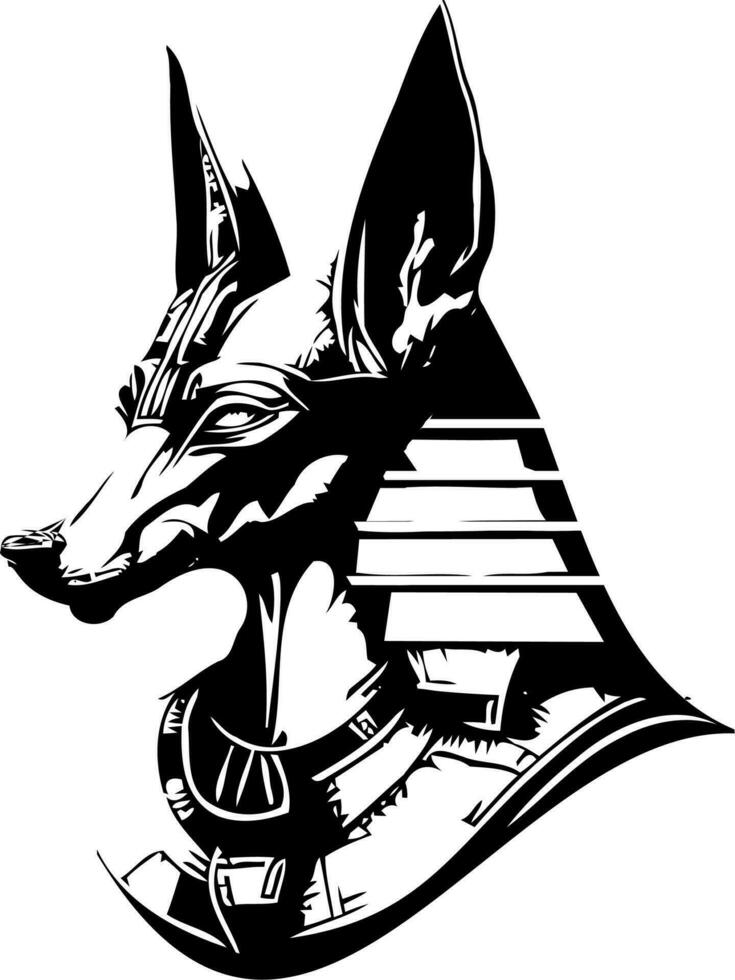 Anubis - voogd van de onderwereld vector