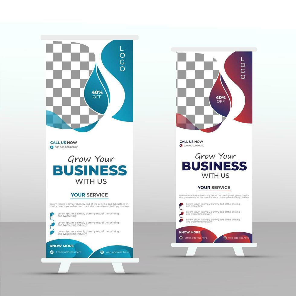 rollen omhoog banier ontwerp sjabloon, verticaal, abstract achtergrond, Trekken omhoog ontwerp, modern x-banner, zakelijke rollen omhoog banners slepen kleur van banners , creatief digitaal x-banner vector