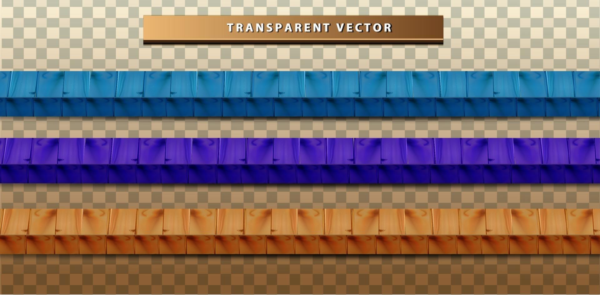 kleurrijke houtstructuur set vector