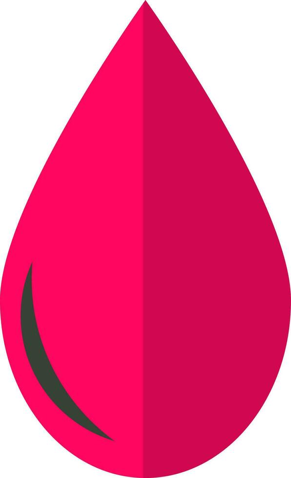 vlak stijl laten vallen in roze kleur. vector