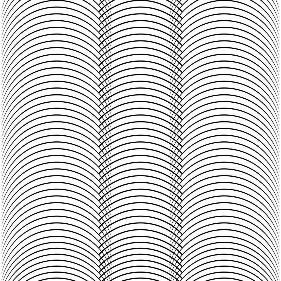 zwart lijn abstract geometrisch en naadloos patroon vector