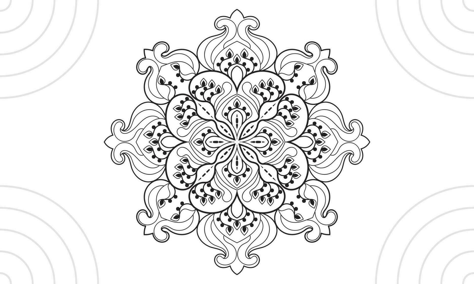 mandala ontwerp, mandala vector ontwerp.